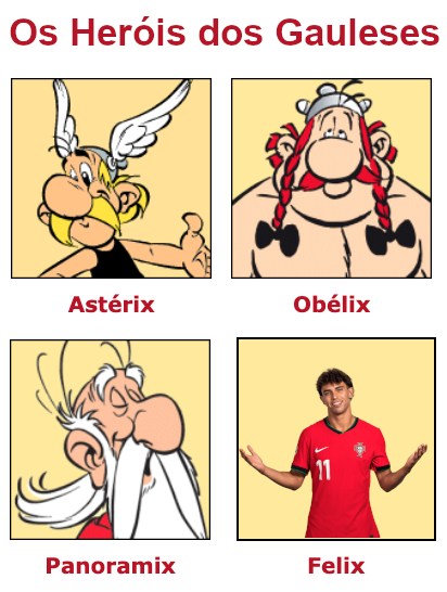 migtorres's tweet photo. O Asterix tem uma nova personagem: Félix #PortugalEuro2024 #Portugal https://t.co/wgMGWuOiSB