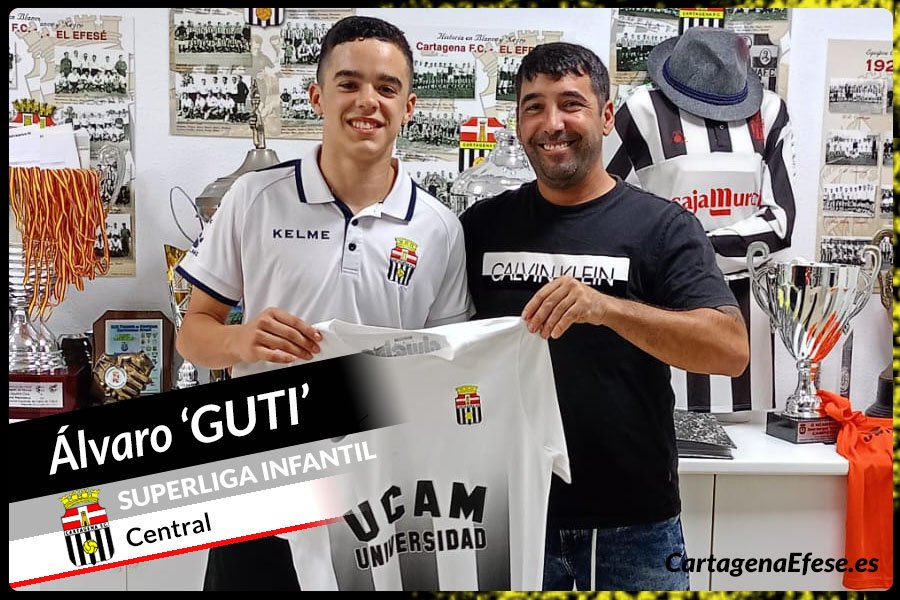 CANTERA | Álvaro GUTI, el central renueva con el <a href="/CartagenaEfese/">Cartagena F.C.-UCAM</a> y será el puntal del #SuperLigaInfantil 2024/25 ☺️
#EnCartagenaHayCantera
