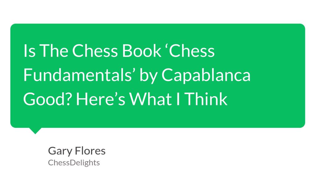 ChessDelights's tweet image. In summary, ‘Chess Fundamentals&apos; by José Capablanca is a valuable resource for anyone serious about improving their chess skills.

Read more 👉 lttr.ai/AUc8l

#Chessdelights #LearningChessStrategiesFAQs #LearningStrategies #ExceptionalEndgameSkill #VaryingSkillLevels