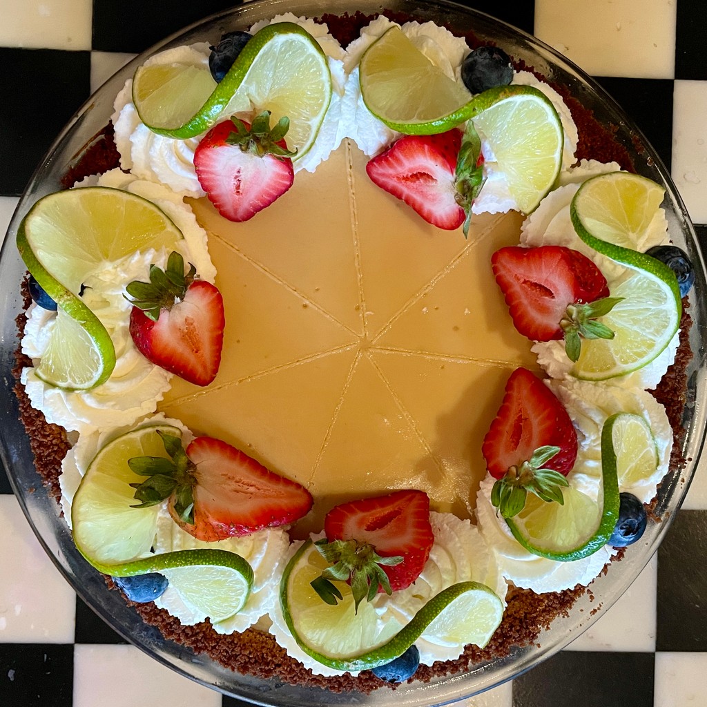 Tart, creamy, and so refreshing! Our key lime pie is the perfect summer dessert. Grab a slice today!