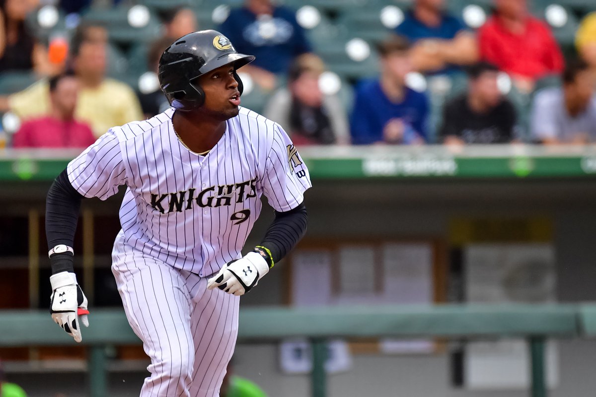 Tommy_the_V's tweet photo. Last night in their Triple-A debuts, @KnightsBaseball newcomers Brooks Baldwin & Edgar Quero homered.
It reminded me of another Triple-A debut -- July 11, 2019 -- Luis Robert Jr. hit 2 homers in his Knights (Triple-A) debut.
πΈ: @laurawolffphoto
#WhiteSox | #KnightsKnotes https://t.co/gMuq2ba090
