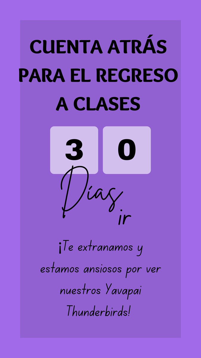 The 2024-2025 school year begins in one month!  We can't wait to see you!  Here is a link to the student school supplies list.  
ow.ly/lqer50Swh7G