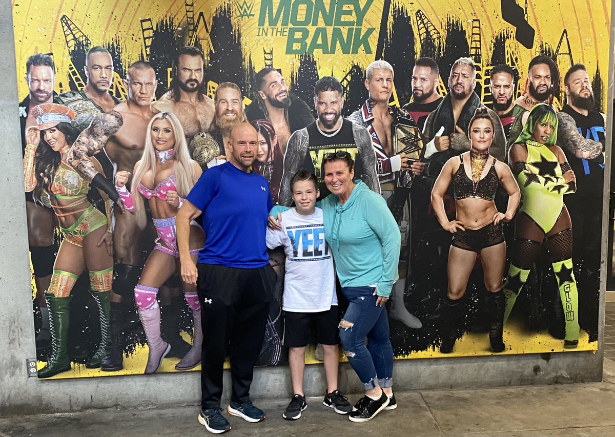 We’re here #wwetoronto for #MoneyintheBank weekend!  #wwesmackdown #yeet