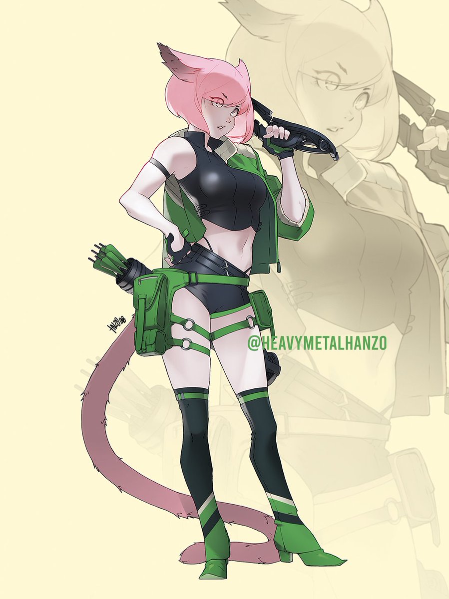 A character design commissioned by Del.
I had a lot of fun with this one✨
#Commission #characterdesign