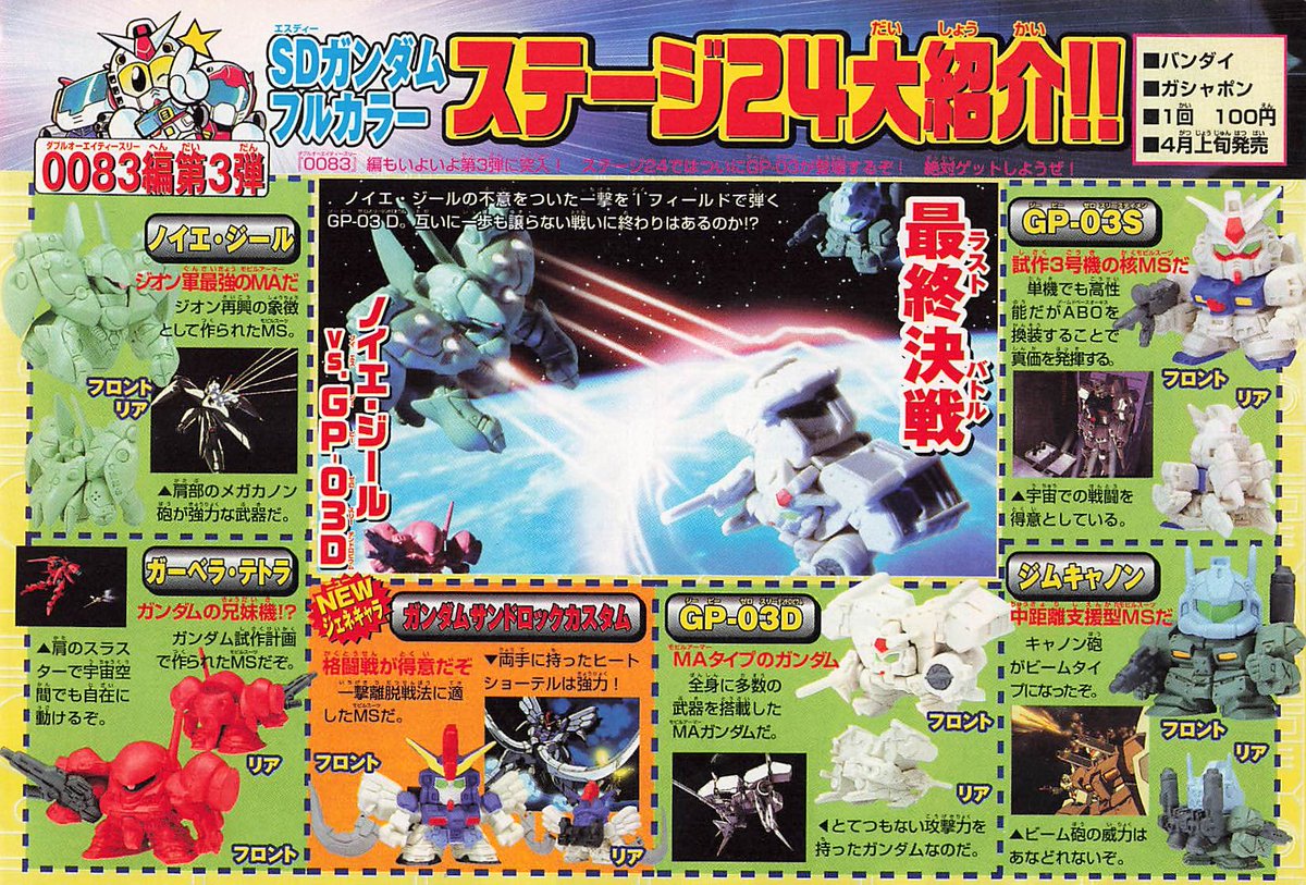 コミックボンボン懐かし情報局♪第89回 2001年4月号 SDガンダム
