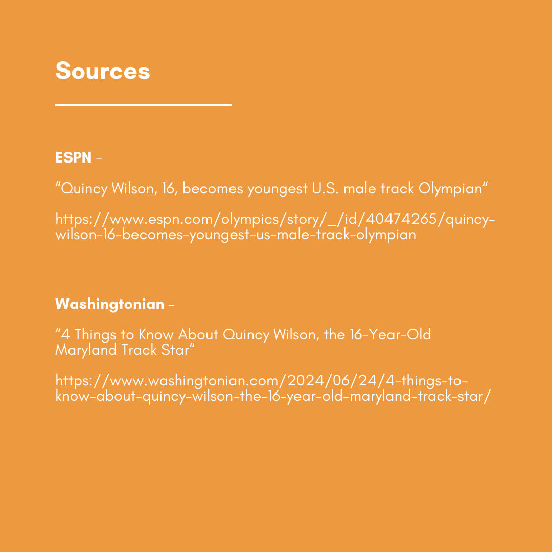 JenerationJ's tweet photo. Quincy Wilson has made history in becoming the youngest ever male track and field olympian! he is in the 4x4 pool for the 2024 paris olympics 🏃‍♂️🇺🇸

#olympics #youthempowerment #paris2024 #trackandfield https://t.co/LC5gp2BoTx