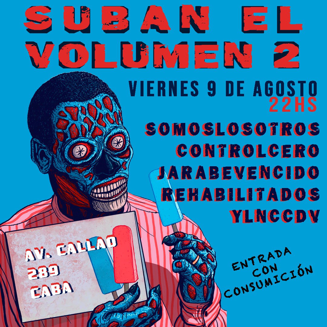 jarabevencido's tweet photo. Viernes 9 de Agosto, la segunda edición de "Suban el volumen" #อิงล็อต #Elections2024 #Lluvia #CopaAmerica2024 https://t.co/WTKq4BHPsk