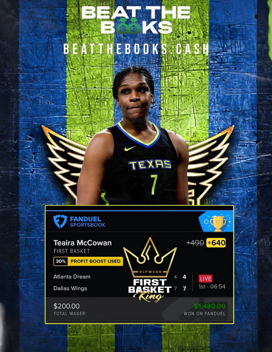 YoungChris50920's tweet photo. McCowan First Basket 🎯 

+640✅ Would $125 help you? 👀

Like this post fast winning bet tonight

The king adding some WNBA to the
heater 🔥 🔥https://t.co/xNwrCnRAwl…
#gamblingx #bettingx #mlb #baseball #mlbpicks #freepicks #tennis #wimbledon       #baseballpicks #freebe https://t.co/Mna15N4PKd