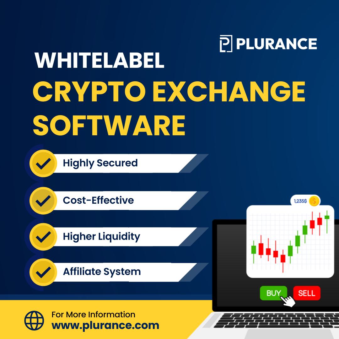 plurancetech's tweet image. If you're an #entrepreneur, then #WhiteLabel #CryptoExchangeSoftware is your gateway to the exciting world of #digitalasset trading. Create your very own #cryptoexchange effortlessly with #Plurance's #WhiteLabelCryptoExchangeSoftware.
Free demo &lt;&gt; plurance.com/white-label-cr…