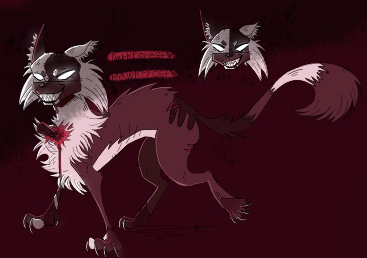 I keep on seeing Fnaf warrior cat maps on my fyp so I drew HawkFrost  #warriorcats  #hawkfrost