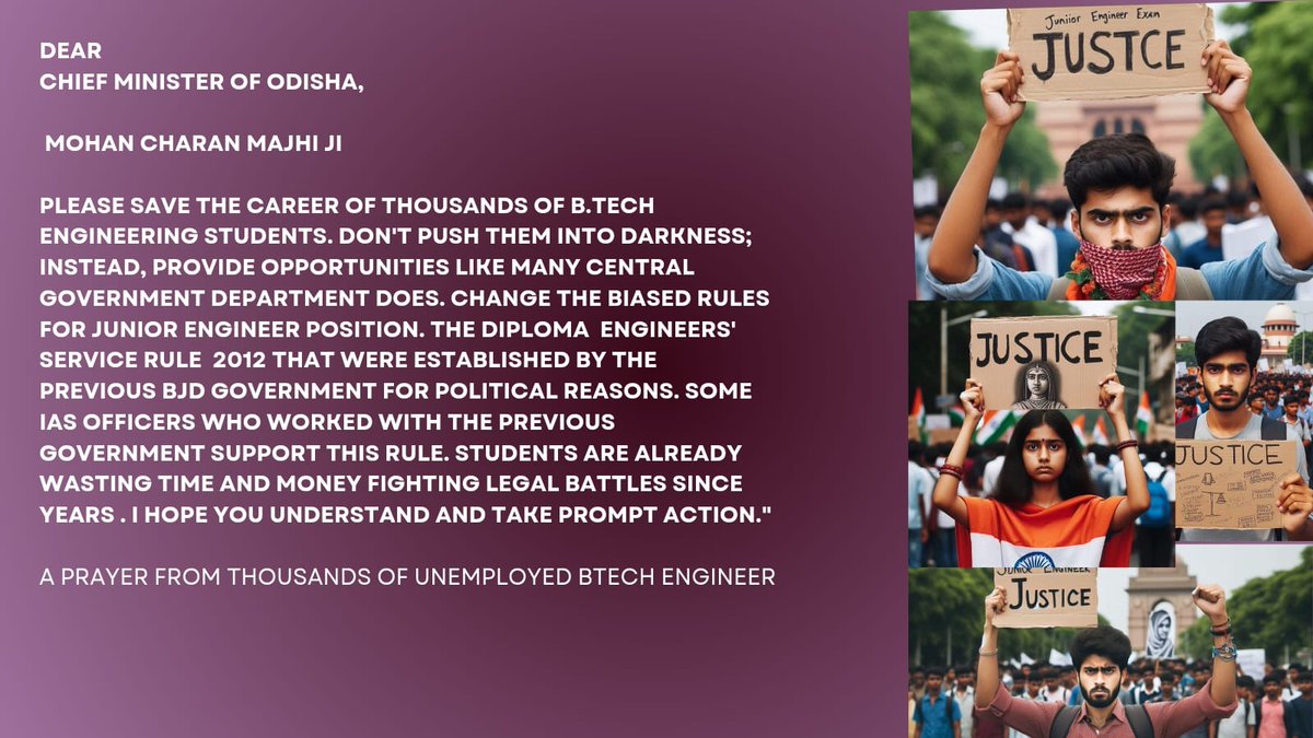 jaganprsd's tweet photo. @MohanMOdisha @KVSinghDeo1 @PravatiPOdisha
@PrithivirajBJP @RabiNaikBJP @SecyChief @SecyAgriGoI
Engineering student is not eligible for an engineering post i.e. junior engineer post in odisha. We are eligible for this post throughout india, but ineligible in our own state. https://t.co/HYtwvYYsgt