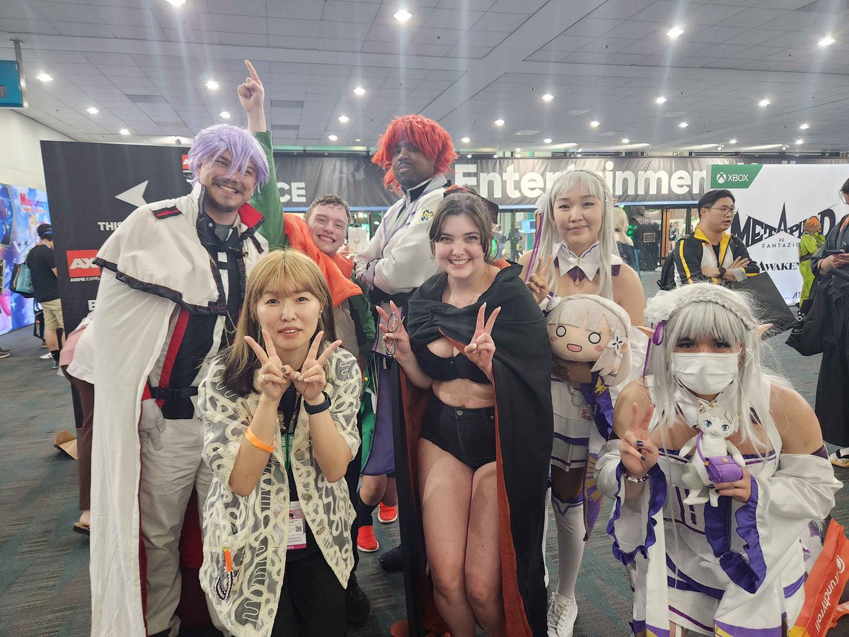 VolcanicaVT's tweet photo. We met the most amazing Re:Zero fans today AND the oh so amazing  Haruka Sagawa and director of season 3 Masahiro Shinohara!!! 💕💕💕

REZERO SEASON 3 IS GOING TO BE AMAZING 🥹💕 https://t.co/tbRwVprVo9