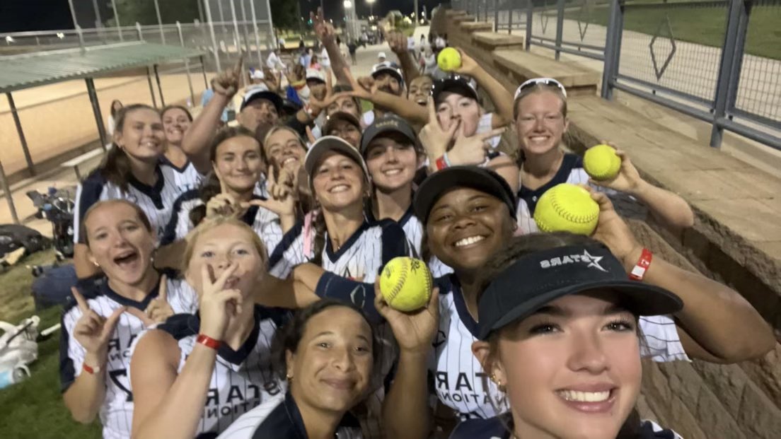 Super proud of our team for showing a champion’s character! Congratulations to the entire team and to the bomb squad for hitting 8 💣💣 today! @jaylagraham2026, <a href="/Tiatanabates26/">Tiatana Bates</a> , <a href="/shawna_dyer2026/">shawna_may_dyer2026</a> , <a href="/A_Woods2026/">Addison Woods 2026</a> 
<a href="/starsnationalfp/">Stars Organization</a> <a href="/D1Softball/">D1Softball</a> <a href="/PaigeSchedler25/">Paige Schedler</a> <a href="/LegacyLegendsS1/">Legacy & Legends Softball</a>