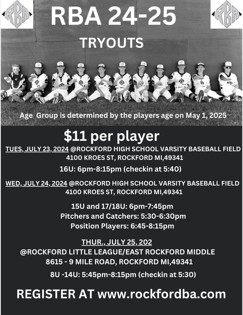 RBA Tryouts 24-25