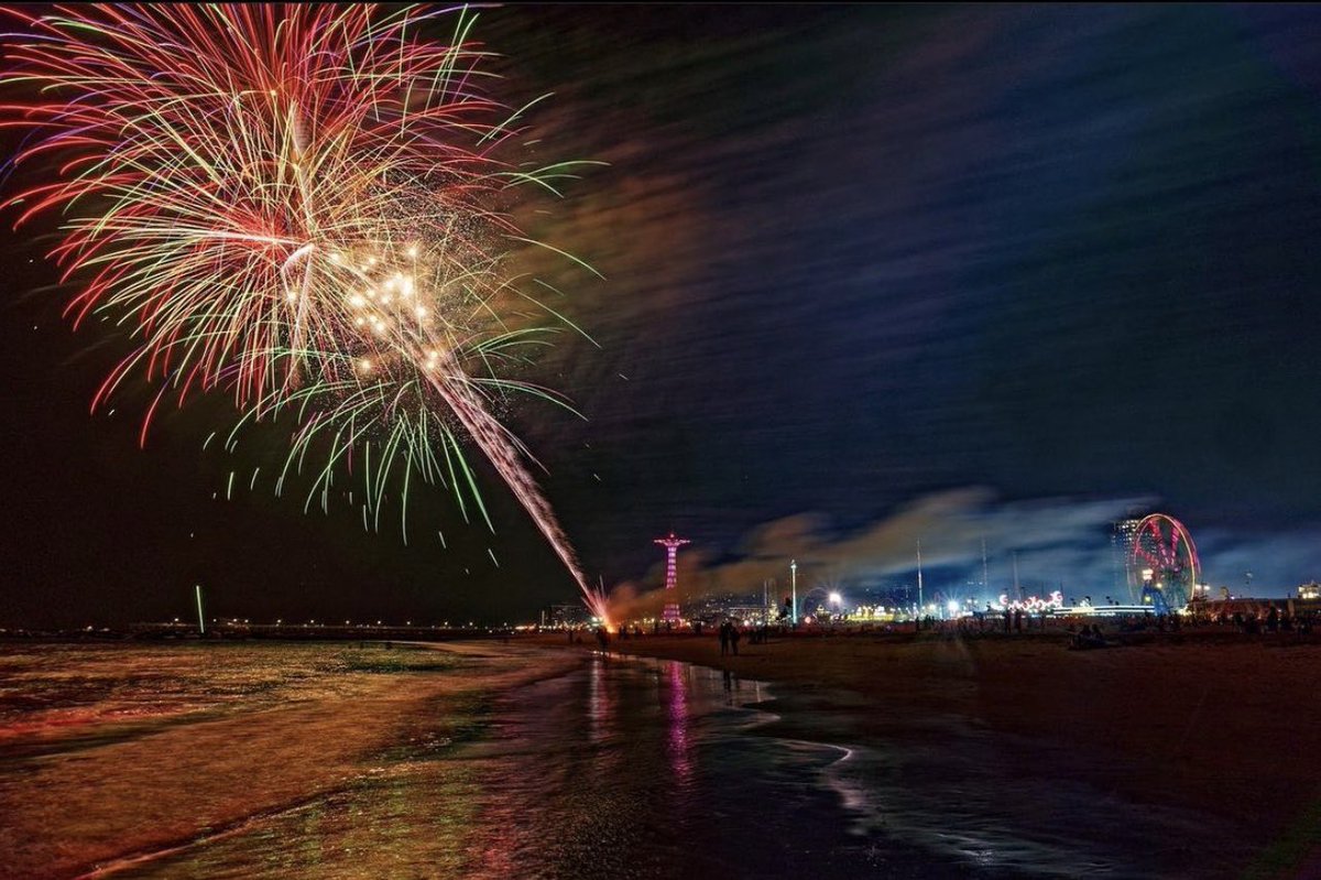 UPDATE ❗️
Due to the weather, tonight's fireworks show has been cancelled 😔 

#coneyisland