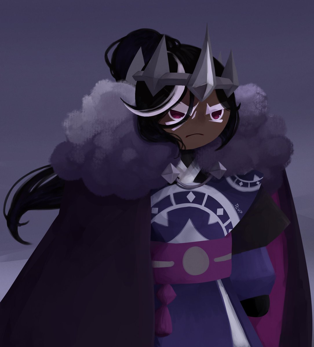 PlagUy001's tweet photo. dark cacao with his outfit in the thing i liked it
the beast yeast thing was fun
(king dark choco tho 😍😍😍 [man i should draw him])
#CRK #cookierunkingdomfanart #darkcacaocookie #digitalart #fanart https://t.co/fzDkyBMaWe