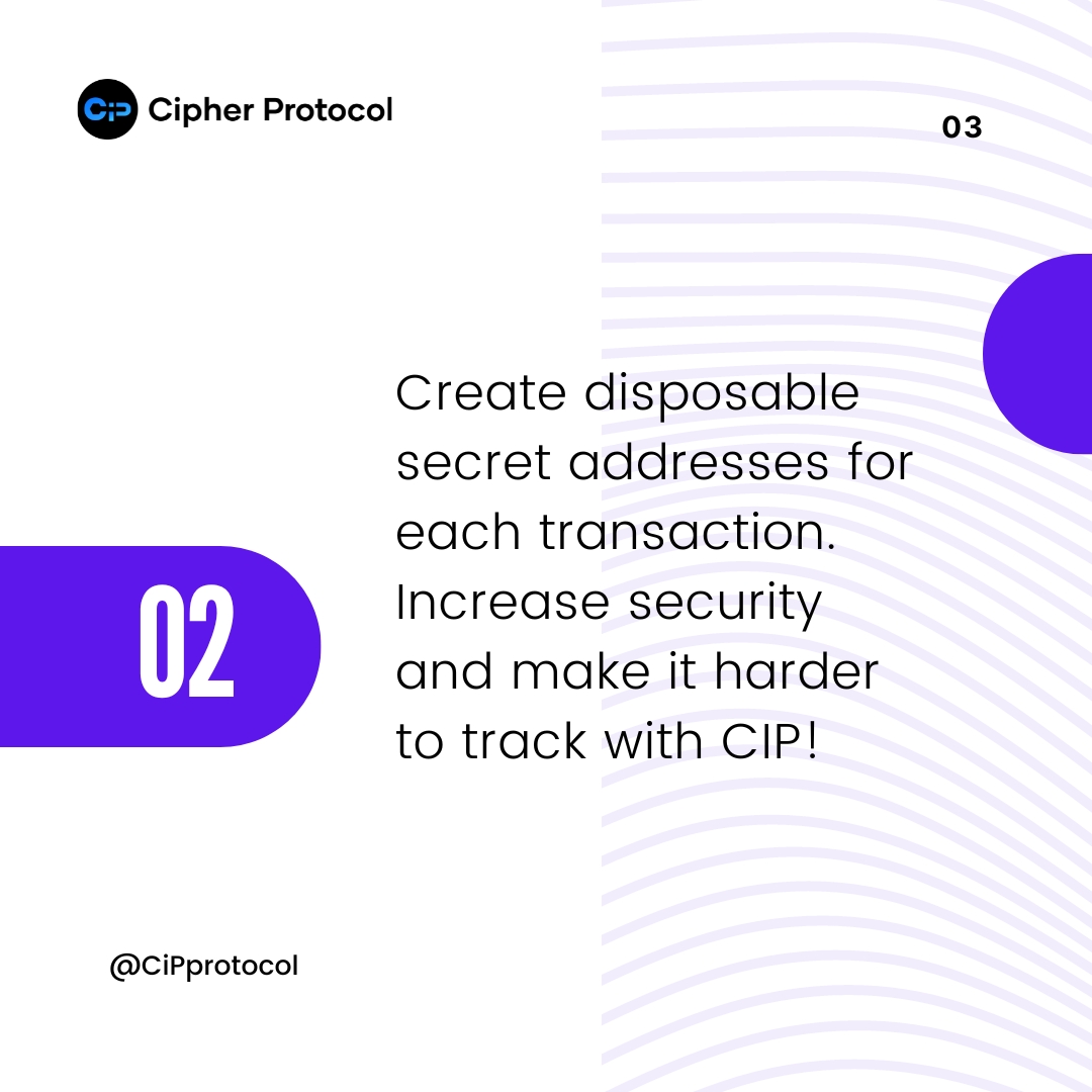 CiPprotocol's tweet image. Choose CIP for anonymous, secure transactions with cutting-edge cryptography! #FinancialPrivacy #Crypto