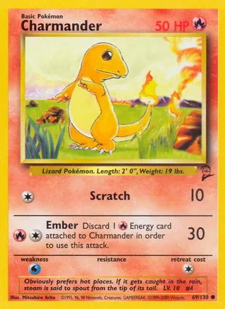 LifePkm's tweet image. #PokemonTCG - REVIEW
#Pokemon #PokemonLife #Charmander
Base set
50HP
2 Attcks