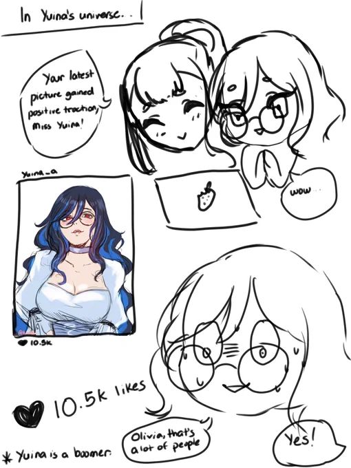 She isn't used to being perceived 