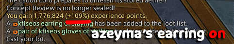 Liffeh's tweet photo. so i learned the exp earrings don't just stop working after your job reaches level 90, but will give you the bonus if you're doing content level 90 or below.  

so if you're leveling from 91-100, and doing roulettes and happen to get a lower level roulette, put your earring on!!