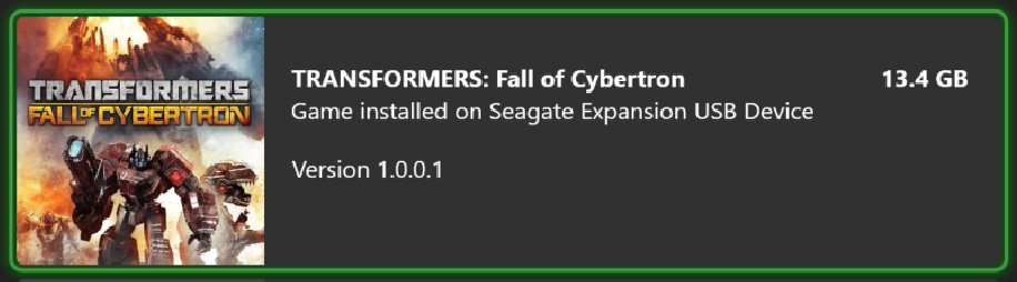 donvalor's tweet photo. Not sure if this is a new development, but I was able to install #Transformers Fall of #Cybertron, on my #XboxSeriesX . Granted, I can't run it and it won't accept my OG 360 when I get the "if you have a game disc, insert it now", but still interesting :)

#Activision https://t.co/wLeM2Gf62I
