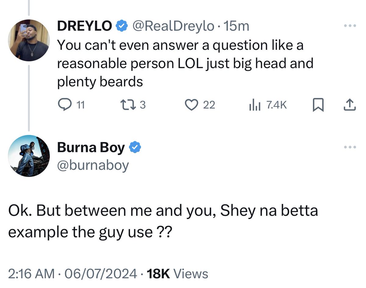 thesheddyking's tweet image. Burna don kee me this morning 😭