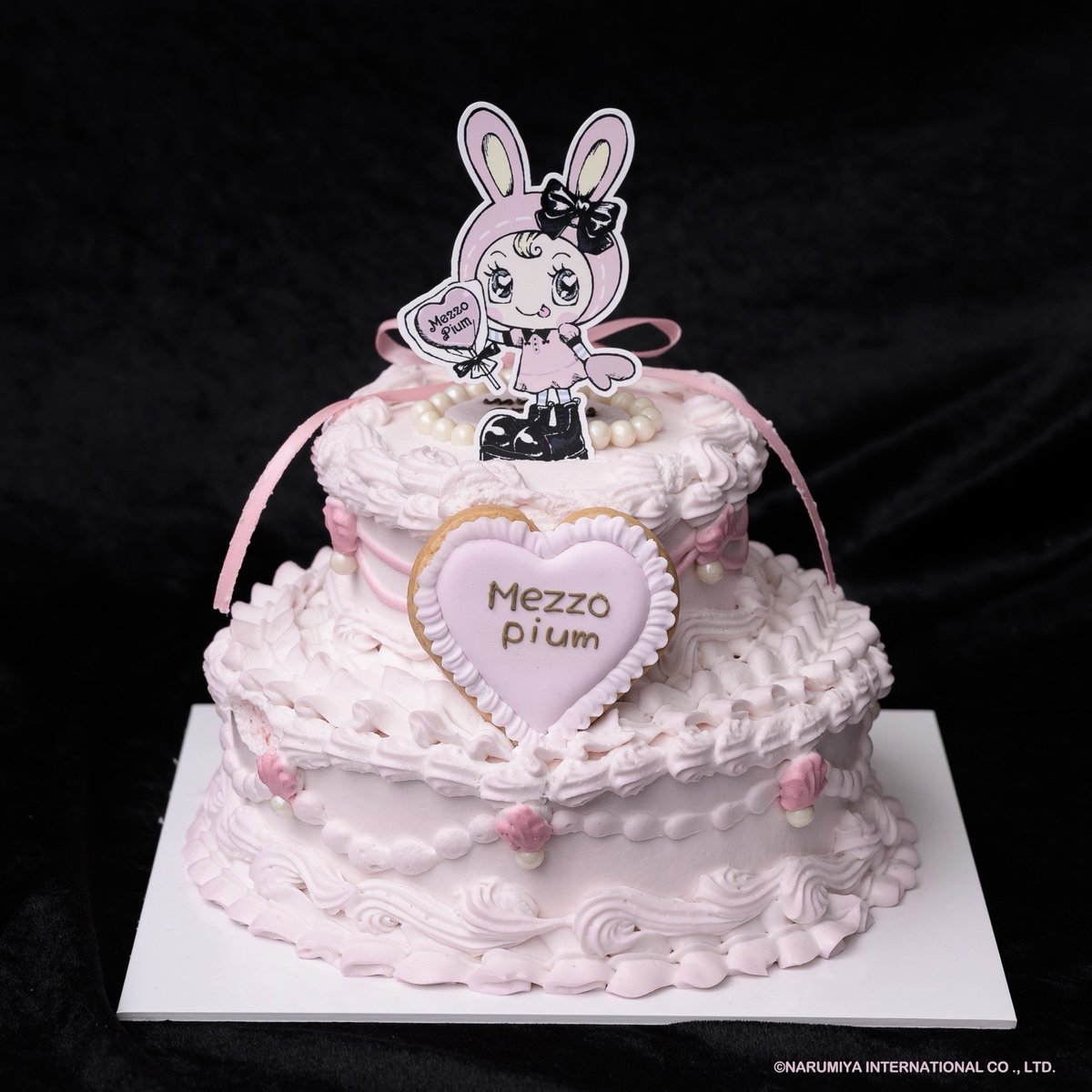 piumピウム×MezzoPiano ベリエちゃんハートケーキパーカー pium×Mezzo