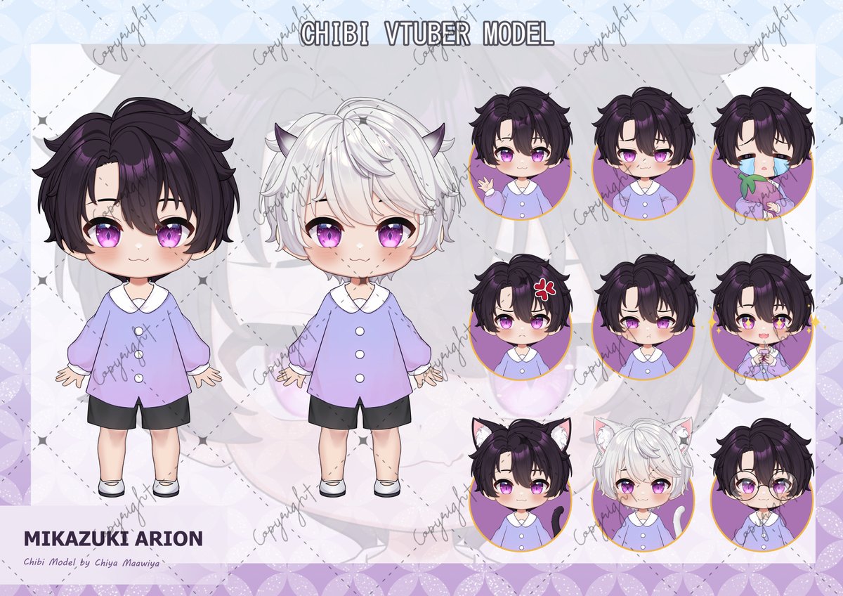 Happy #AR1ONVERSARY 
ini dedek apa? ayion(?) anyon(?)

Makasiii udah percayain Chiya untuk chibi modelnya 👉👈