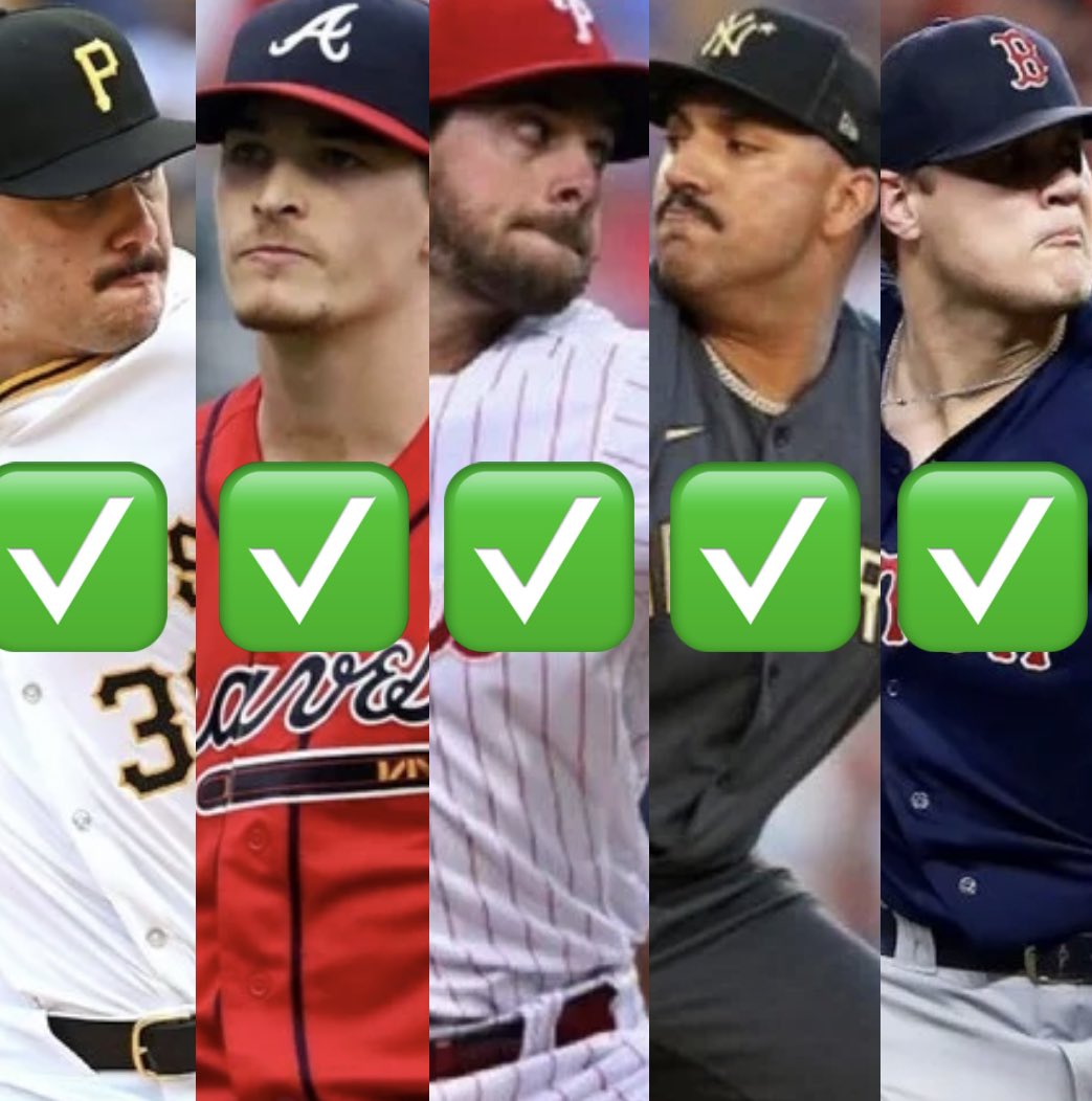 $200 to Someone who LIKES THIS⬇️

5-0 MEGA SWEEP 🧹 🧹🧹

Paul Skenes Over 7.5 Strikeouts✅
Max Fried Under 18.5 Pitching Outs✅
Aaron Nola Under 18.5 Pitching Outs✅
Nestor Cortes Over 17.5 Pitching Outs✅
Tanner Houck Under 5.5 Strikeouts✅

LETS SEE THOSE WINNING SLIPS 💰

WE