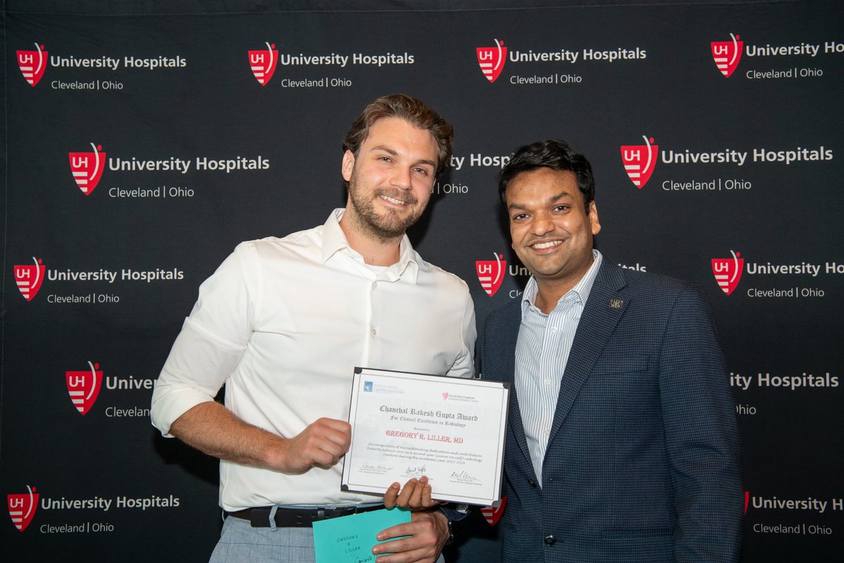 Amit Gupta (@amitgupta_83) on Twitter photo Honoring my parents, I'm thrilled to share the winners of 2024 Chanchal Rakesh Gupta Award for Clinical Excellence in Radiology.
Congrats <a href="/LillerGregory/">Gregory Liller</a> , MD & Raelynne Macbeth, MD for your remarkable commitment to patient care! <a href="/UHRadiology/">UH Radiology Cleveland</a> Honoring my parents, I'm thrilled to share the winners of 2024 Chanchal Rakesh Gupta Award for Clinical Excellence in Radiology.
Congrats <a href="/LillerGregory/">Gregory Liller</a> , MD & Raelynne Macbeth, MD for your remarkable commitment to patient care! <a href="/UHRadiology/">UH Radiology Cleveland</a>