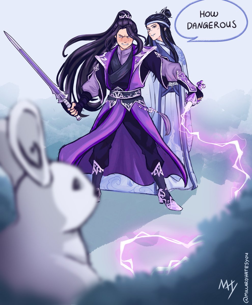 MillardHatesYou's tweet photo. Art for chapter 2 of moonstruck by arsionem!!!!!!! #JiangCheng #lanxicheng #xicheng  #mxtx #MDZS https://t.co/vCpwaZVxz8