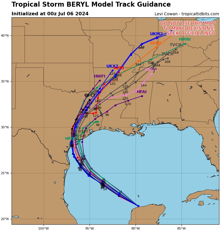 CosmicStatus's tweet image. #Beryl is inching closer and closer… Starting to get pretty concerned… #tropics #wx #txwx