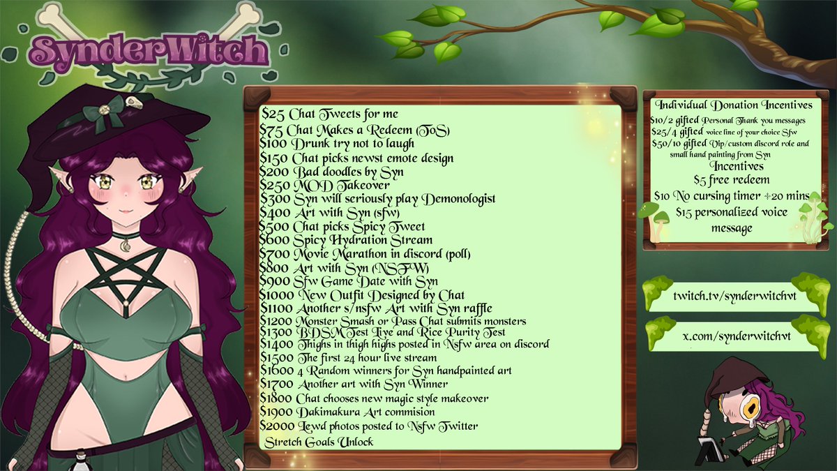 ~*Donothon*~ LIVE on Twitch!!! Day One Ghost Hunting!! with Icesong and MagniAstra Art by @YannyYanya  and @VogDaBird   

twitch.tv/synderwitchvt