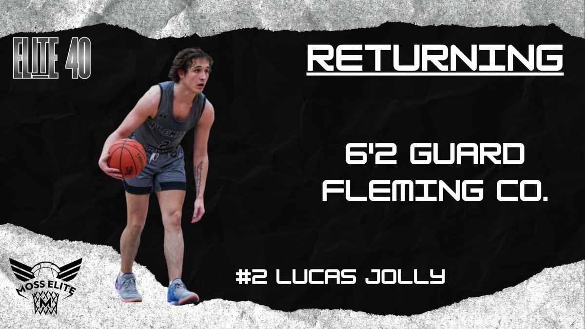 RETURNING ‼️

#2 Lucas Jolly, Fleming County

After a LONG hiatus due to injury, we’re VERY excited to announce that our guy Lucas is BACK‼️ Lucas’s ability to see the floor and react is next level, one of the biggest sleepers in the state, time to put them on notice‼️

LETS