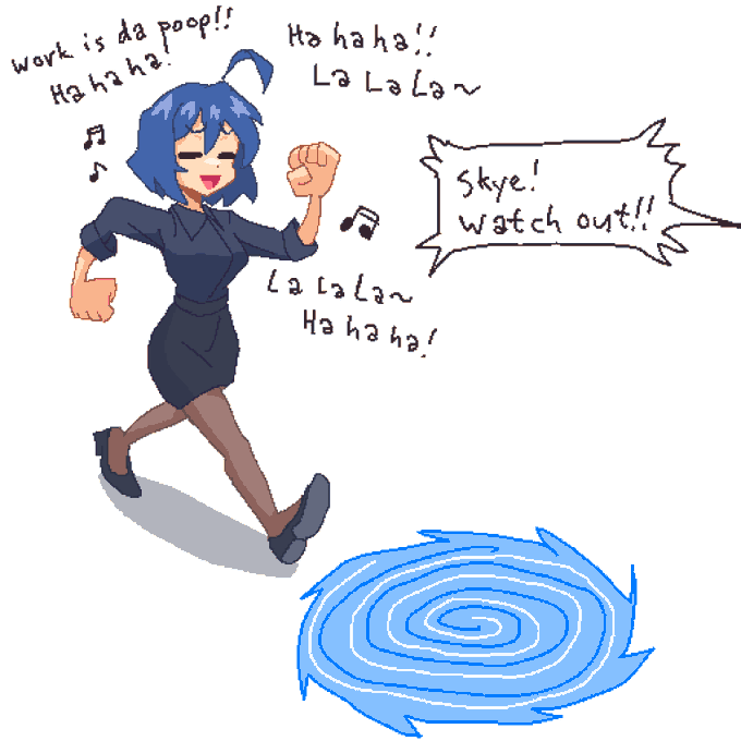 skye! watch out! 