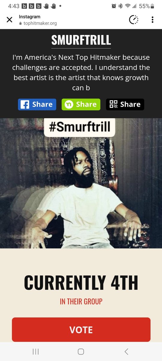 Vote for Smurftrill,  you can vote once a day, thanks a trillion to everyone that support tophitmaker.org/2024/smurftrill