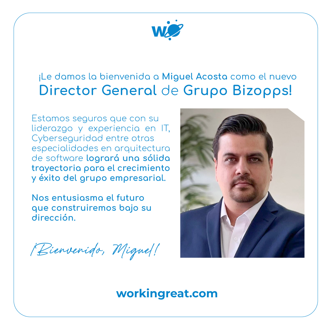 Workingreatmx's tweet photo. ¡Bienvenido, @acosta_montiel, como nuevo Director General! Estamos más que emocionados por el futuro del grupo bajo su liderazgo y esperamos alcanzar muchos éxitos juntos. 🏆 https://t.co/eu1K2w7OZN