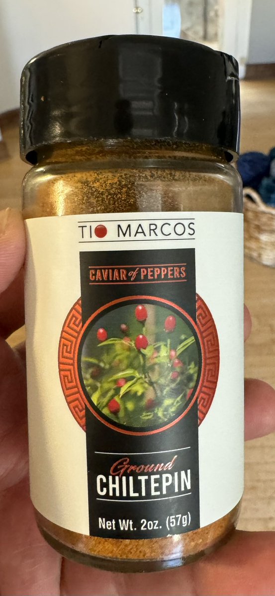 This stuff! "Caviar of Peppers" I can't agree more. Ground up Chiltepins really release their flavor. Get ya sum! I'm absolutely hooked losamayassalsa.com/collections/fr…