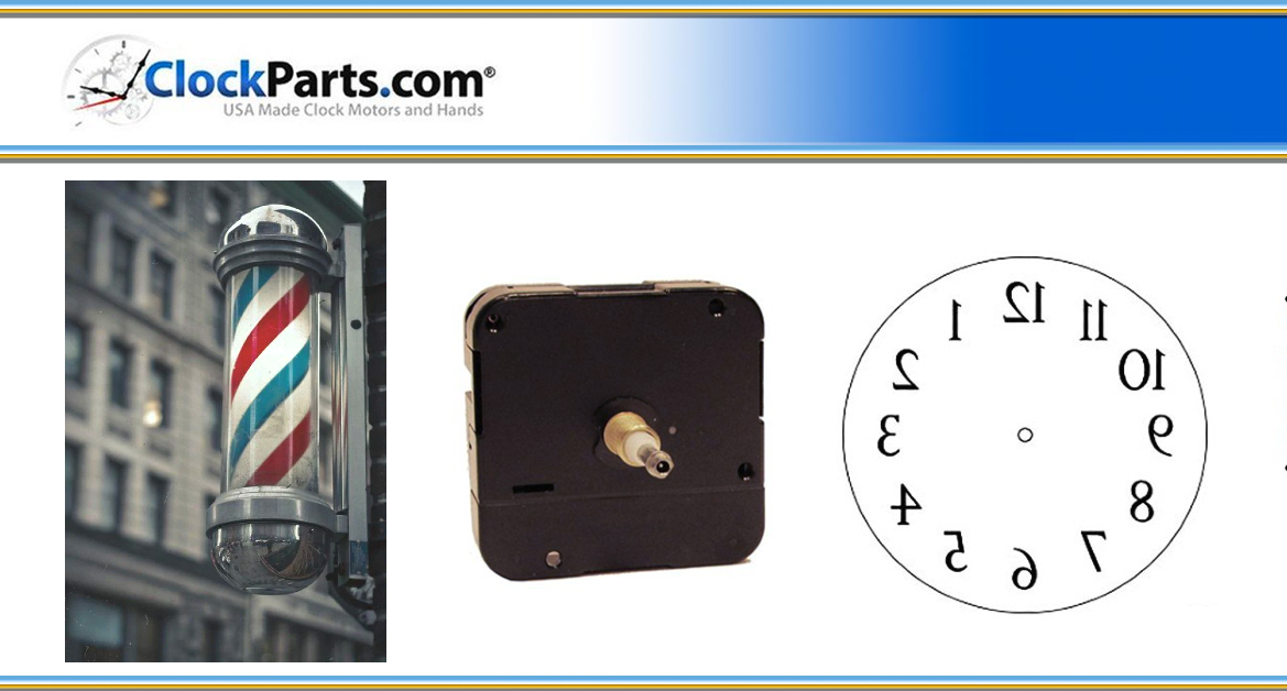 ClockPartsCom's tweet image. 🔄 Experience the quirky charm of our Barbershop #ClockMovement, running in reverse! 🕰️ Paired with our reverse #ClockDials, it looks perfectly normal when viewed in a mirror. Plus, it's compatible with our PD200 pendulum drive for added versatility. clockparts.com/?s_p=BARBERSHO…
