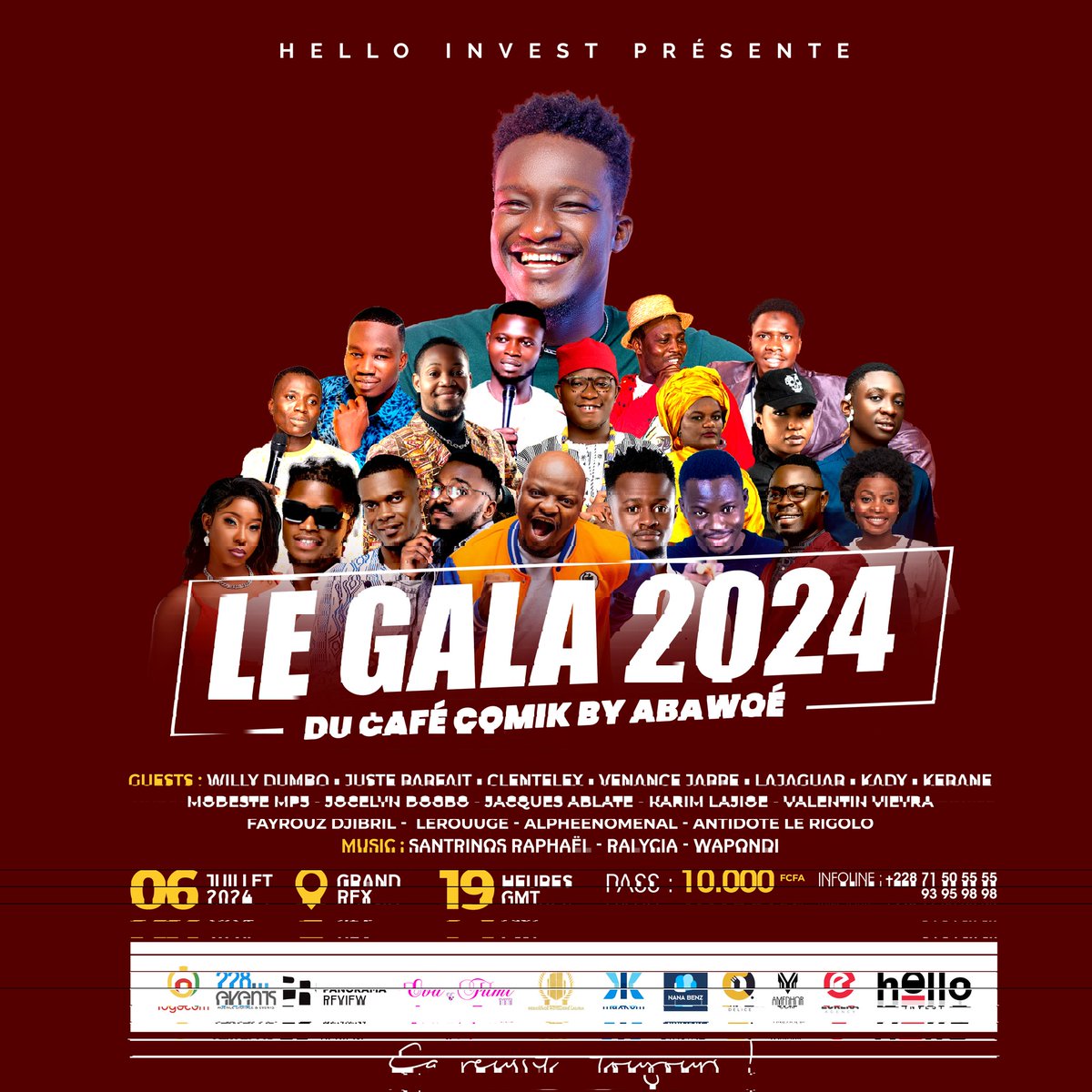 Un sincère merci à nos partenaires 🙏🏾 On va le faire bien !