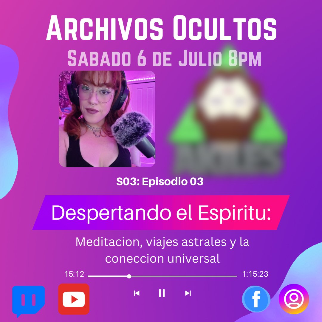 Regreso con nuevo co-host! Si aun no me sigues, pregúntame como lo puedes ver o escuchar!