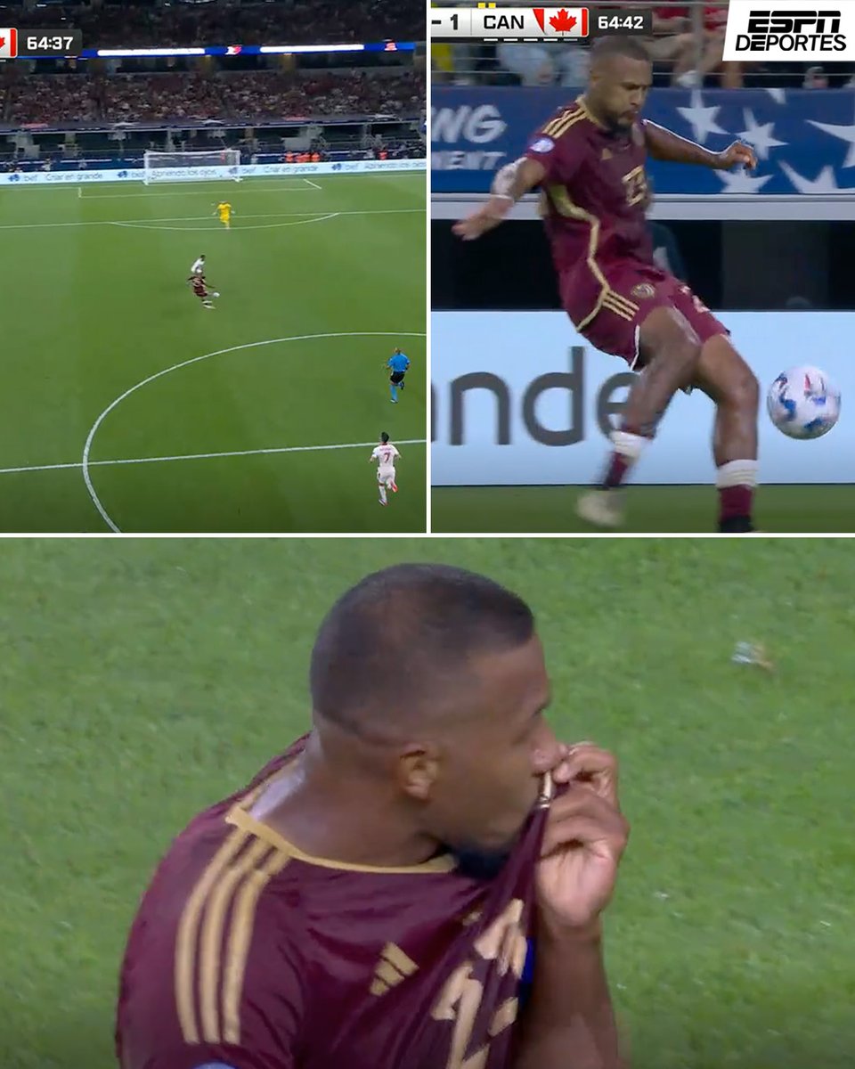 ESPNDeportes's tweet photo. GOLAZO de Rondon y Venezuela empata el partido 👏🇻🇪. https://t.co/RhgFp8vKXv