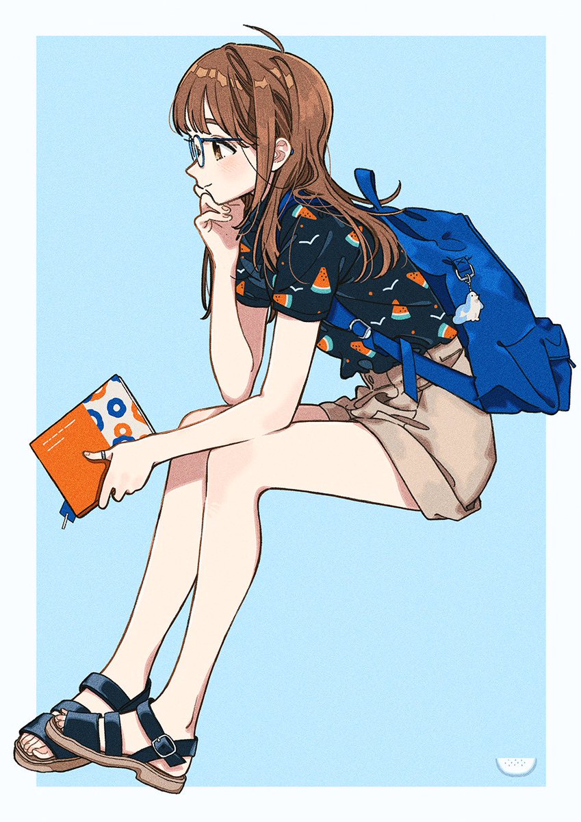 「#画像だけで夏を感じさせる選手権 」|けーしん🍙のイラスト