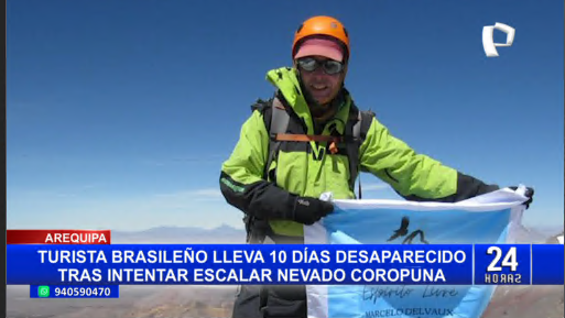 PanamericanaTV's tweet photo. 🔴 #EnVivo | #Arequipa: Turista brasileño lleva 10 días desaparecido tras intentar escalar nevado #Coropuna
#PanamericanaTelevisión #PanamericanaNoticias #24Horas | Más detalles en ► https://t.co/NDeYp3E0yA https://t.co/jltDx1ZoQg