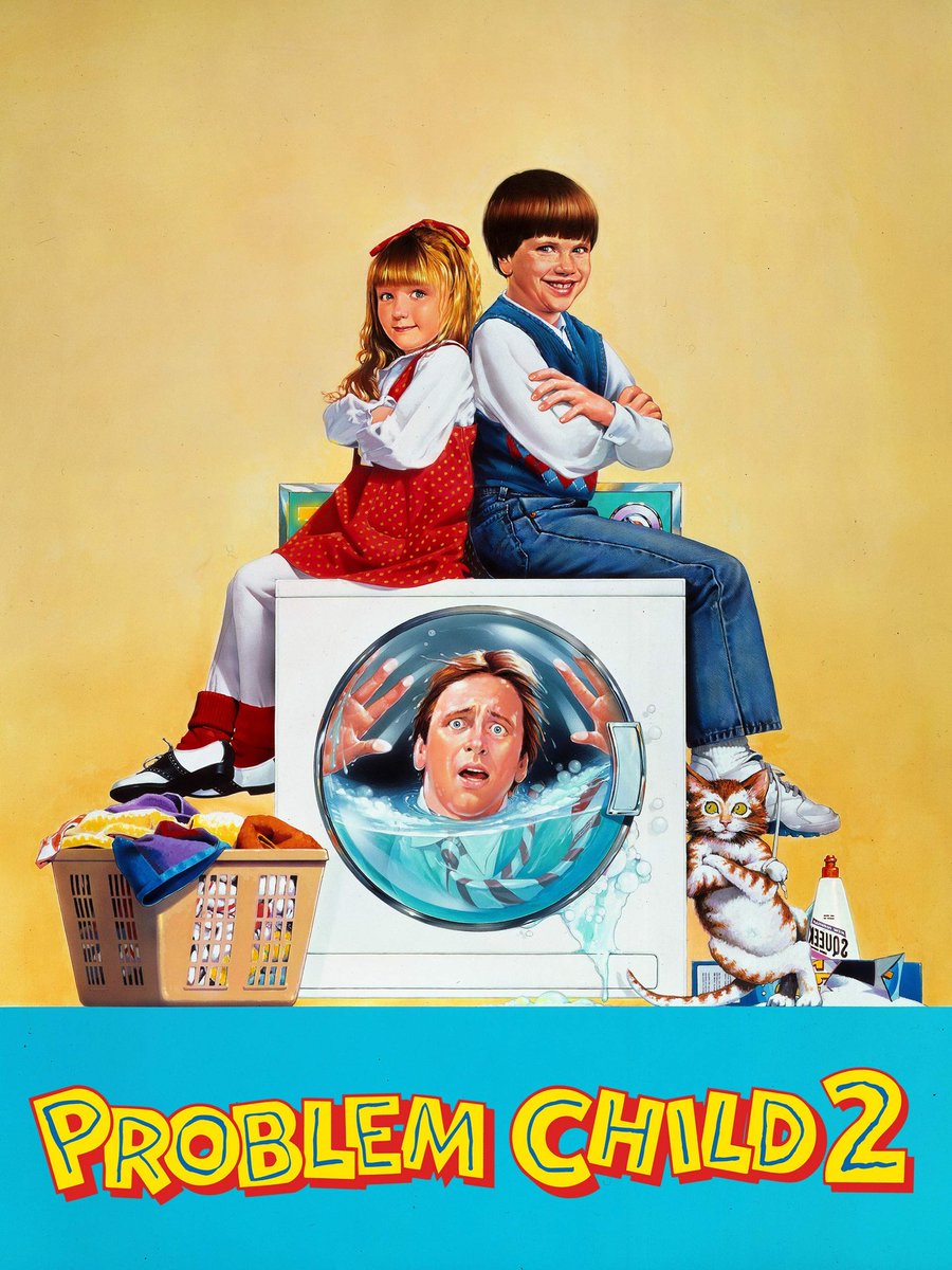 staytoonedfolks's tweet image. “Problem Child 2”, DIR by Brian Levant, and starring John Ritter, Michael Oliver, Jack Warden, Laraine Newman, Amy Yasbeck, Ivyann Schwan, Gilbert Gottfried, James Tolkan &amp;amp; June Foray, was theatrically released today in 1991.
#ProblemChild2 #JohnRitter #MichaelOliver #AmyYasbeck