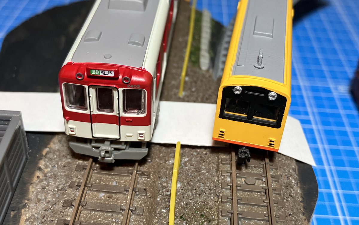 Nナロー三岐北勢線K77編成 ヘッド＆テール点灯、室内灯付き Nナロー三岐北勢線K77編成 ヘッド＆テール点灯、室内灯付き Nナロー三