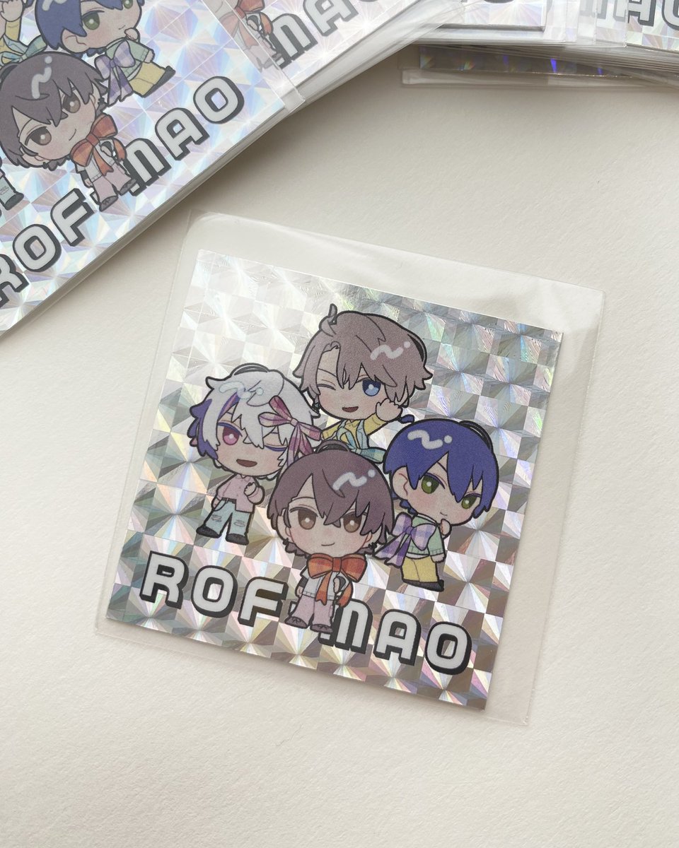 ROF-MAO キラキラシール✨️

サイズ : 48×48mm
#にじそうさく０9