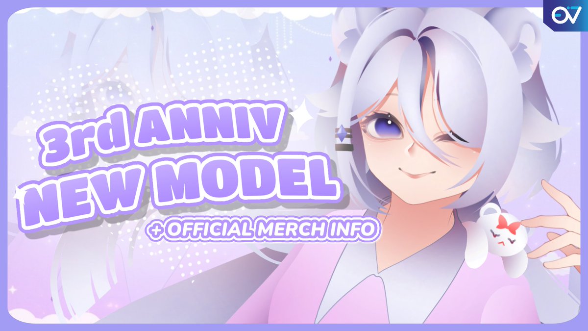 IkazukiYomika's tweet image. 【3𝘳𝘥 ANNIVERSARY】NEW MODEL NEW ME + TOTSUMACHI &amp;amp; INFO MERCH 🦝🤍✨

Sabtu, 6 Juli 2024 (19:30 WIB)
🔗 youtube.com/watch?v=FvCy19…

#yominfo #VTuberDebut #VTuberID