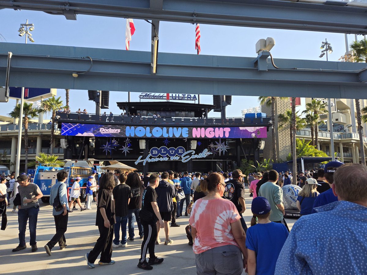 圖 洛杉磯道奇Hololive Night