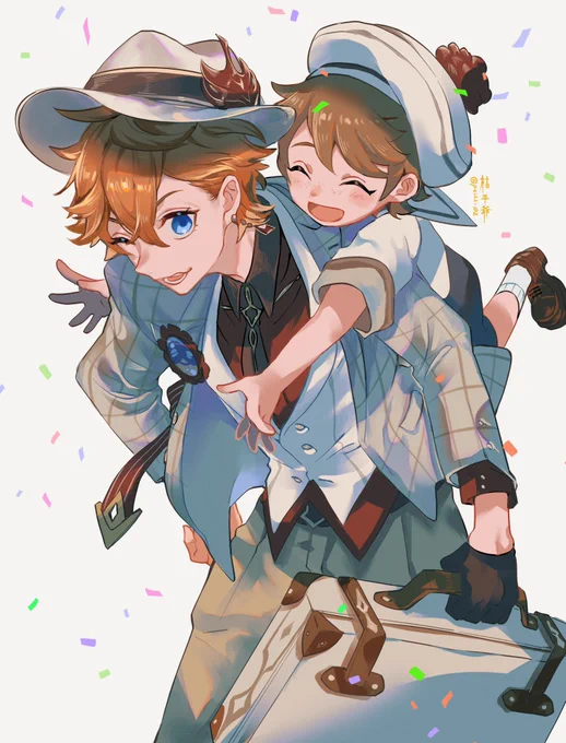 タルタリヤ〜ッッ フォンテ衣装可愛いよ〜!!!